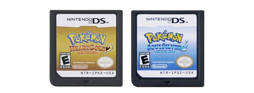 Pokemon HeartGold or SoulSilver Game Cartridge For Nintendo DS or 3DS US Version